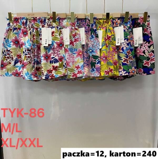Szorty damskie Roz M/L-XL/2XL, Mix Kolor Paczka 12 szt